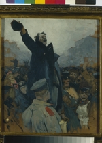 Iwanow, Sergei Wassiljewitsch - Eine Kundgebung 1905