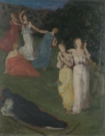 Puvis de Chavannes, Pierre Cécil - Der Tod und das Mädchen