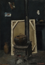 Cézanne, Paul - Der Ofen im Atelier