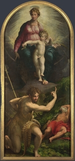 Parmigianino - Madonna und Kind mit Heiligen Johannes dem Täufer und Hieronymus
