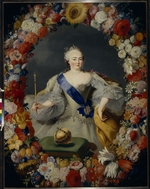 Prenner, Georg Kaspar, von - Porträt von Kaiserin Elisabeth I. von Russland (1709-1762)