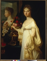 Mosnier, Jean Laurent - Porträt der Kaiserin Elisabeth Alexejewna, Prinzessin Luise von Baden (1779-1826)