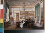 Hau, Eduard - Die Interieurs des Winterpalastes. Das Arbeitszimmer des Kaisers Alexander II.