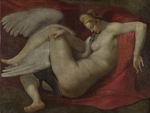 Buonarroti, Michelangelo, (Kopie) - Leda und der Schwan