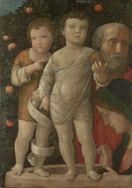 Mantegna, Andrea - Die Heilige Familie mit dem Johannesknaben