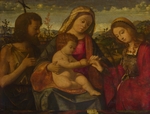 Previtali, Andrea - Madonna und Kind mit Heiligen Johannes dem Täufer und Katharina von Alexandrien