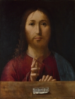 Antonello da Messina - Segnender Christus