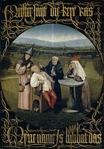Bosch, Hieronymus - Die Extraktion des Steines der Tollheit