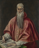 El Greco, Dominico - Der heilige Hieronymus als Kardinal