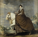 Velàzquez, Diego - Reiterporträt von Élisabeth de Bourbon (1602–1644), Königin von Spanien