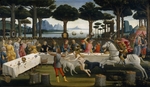 Botticelli, Sandro - Das Gastmahl des Nastagio degli Onesti (Dritte Episode)