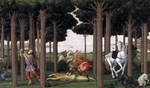 Botticelli, Sandro - Das Gastmahl des Nastagio degli Onesti (Zweite Episode)