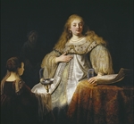 Rembrandt van Rhijn - Judith beim Bankett des Holofernes