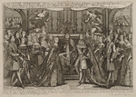 Unbekannter Künstler - Hochzeit von Louis Ferdinand de Bourbon, dauphin de Viennois und Maria Theresia Rafaela von Spanien 1745 in Versailles