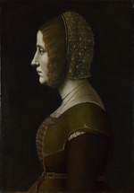 De Predis, Giovanni Ambrogio - Profilporträt einer Frau