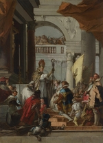 Tiepolo, Giandomenico - Die Hochzeit Friedrich Barbarossas mit Beatrix von Burgund