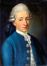 Delahaye, J. B. - Bildnis eines jungen Mannes (Wolfgang Amadeus Mozart)