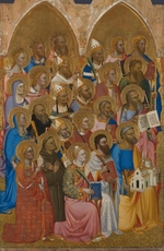 Jacopo di Cione - Anbetende Heilige (Aus: San Pier Maggiore Altarbild)
