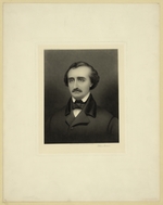 Sartain, William - Porträt von Edgar Allan Poe (1809-1849)