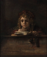 Rembrandt van Rhijn - Titus am Schreibpult