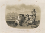 Montferrand, Auguste, de - Arbeiter auf einer Barke (Aus: Der Bau der Isaakskathedrale)