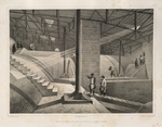 Montferrand, Auguste, de - Teil des Gewölbes und der Dachkonstruktion aus Eisen (Aus: Der Bau der Isaakskathedrale)