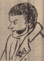 Illitschewski, Alexei Demianowitsch - Alexander Petrowitsch Kunizyn (1783-1840) Detail einer Karikatur
