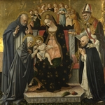 Lorenzo d'Alessandro - Die Mystische Vermählung der Heiligen Katharina von Siena