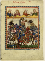 Unbekannter Künstler - Heinrich I., Fürst von Anhalt (Darstellung im Codex Manesse)