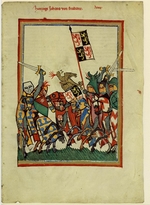 Unbekannter Künstler - Herzog Johann I. von Brabant (Darstellung im Codex Manesse)