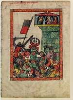 Unbekannter Künstler - Graf Albrecht II. von Hohenberg-Rotenburg (Darstellung im Codex Manesse)