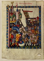 Unbekannter Künstler - Graf Werner II. von Homberg (Darstellung im Codex Manesse)