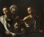Caravaggio, Michelangelo - Salome bringt den Kopf des Johannes des Täufers