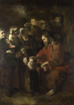 Maes, Nicolaes - Christus segnet die Kinder (Lasset die Kindlein zu mir kommen)
