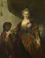 Largillière, Nicolas, de - Porträt von Prinzessin Rákóczi (1649-1722)