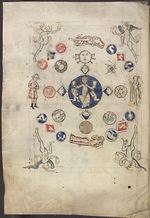 Unbekannter Künstler - Miniatur Annus aus Liber Scivias von Hildegard von Bingen