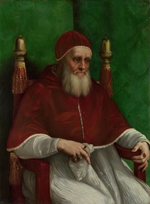Raffael (Raffaello Sanzio da Urbino) - Porträt von Papst Julius II.