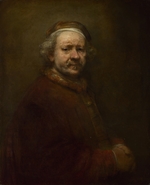 Rembrandt van Rhijn - Selbstporträt im Alter von 63 Jahren