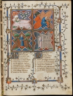 Meister des Rosenromans - Miniatur aus der Handschrift des Roman de la Rose von Guillaume de Lorris und Jean de Meun