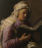 Lievens, Jan - Lesende alte Frau