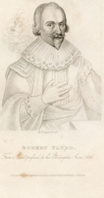 Unbekannter Künstler - Porträt von Robert Fludd (1574-1637)