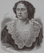 Pannemaker, François - Porträt von Prinzessin Nino Gribojedowa (geb. Tschawtschawadse)