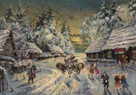 Korowin, Konstantin Alexejewitsch - Russischer Winter