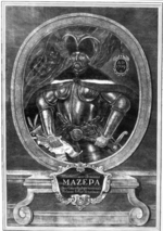 Unbekannter Künstler - Porträt von Hetman Iwan Masepa (1639-1709)
