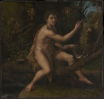 Raffael (Raffaello Sanzio da Urbino) - Der Heilige Johannes der Täufer