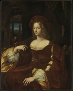 Romano, Giulio - Bildnis der Dona Isabel de Requesens, Vizekönigin von Neapel (1500-1577)