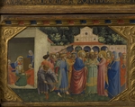Angelico, Fra Giovanni, da Fiesole - Maria und Josef (Altarretabel mit 5 Predellatafeln aus dem Marienleben)