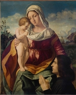 Previtali, Andrea - Maria mit dem Kinde und einem Stifter