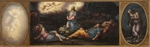 Vasari, Giorgio - Christus am Ölberge mit zwei allegorischen Figuren