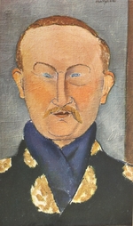 Modigliani, Amedeo - Porträt des Malers Léon Bakst (1866-1924)